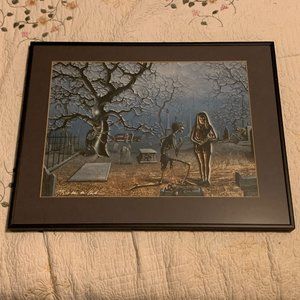 Within The Wood-Grain Liquid Afterdeath, Horror, Alan Clark, LE, Signed / Framed